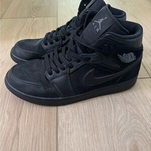 Jordan 1 Men's All-Black Men’s Size 10